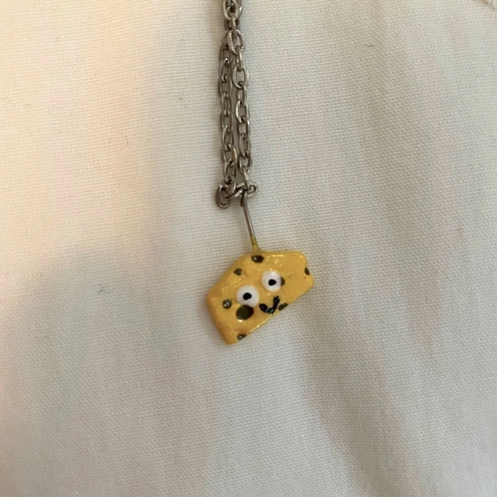 Cheese Pendant Necklace